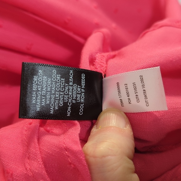 Torrid Barbiecore Faux Wrap Swiss Dot Midi Dress Honeysuckle Pink 2X - Picture 12 of 14